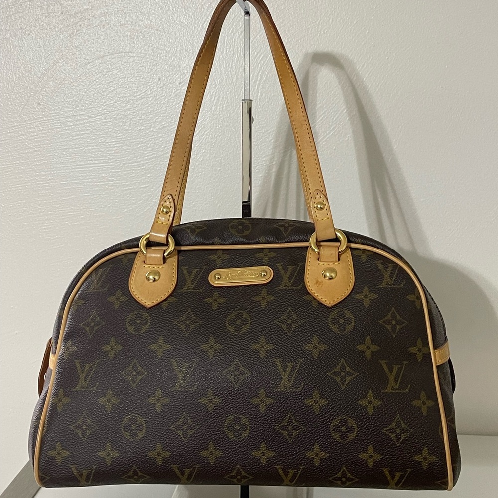 LOUIS VUITTON Monogram Montorgueil GM - AUTHENTIC